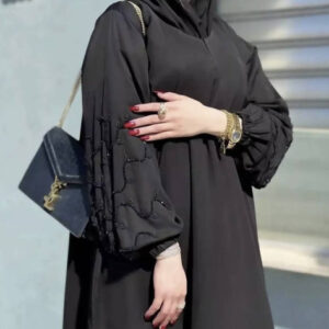 Dubai Style Black Abaya