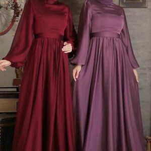 Amra Modest Gown With Free Hijab