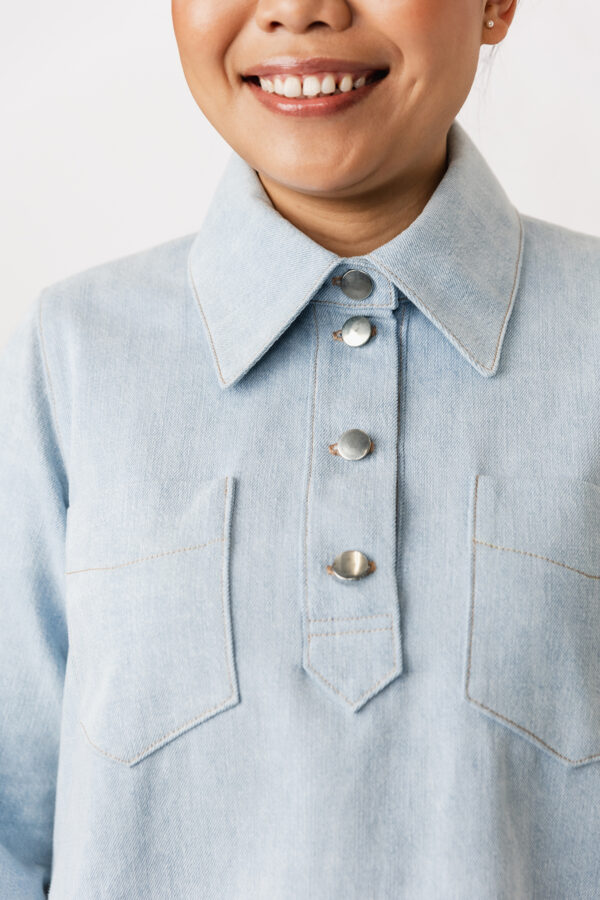 LOVIISA Denim Dress - Image 4
