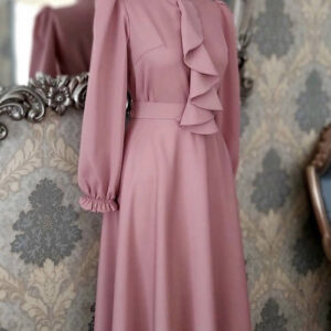 Pleated Abaya Dress