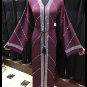 Magenta Robe Style Abaya