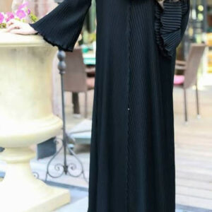 Pleated Crush Abaya