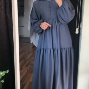 Buttoned Up Casual Abaya