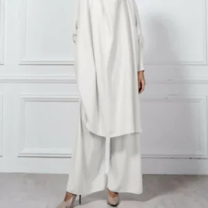 Customizable Jilbab With Pants Two Piece Set 3 Sleeve Designs