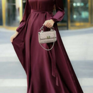 Zuha Modest Gown With Free Hijab