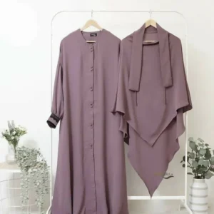 French Khimar 2-Pc Set