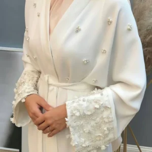 Sofia Kimono Style Abaya Meticulous Handwork