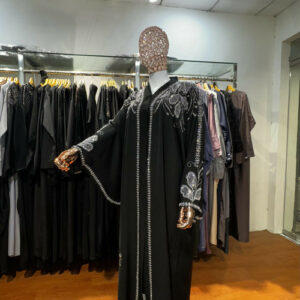 Heavy Diamond Embedded Wedding Abaya
