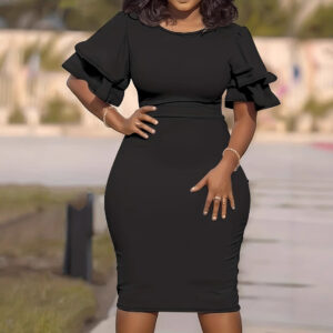 Plus Size Office  Dress (XL-3XL)