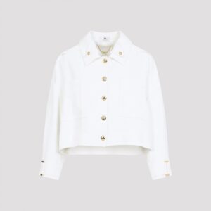 Elisabetta Franchi Cropped Viscose Jacket (44)