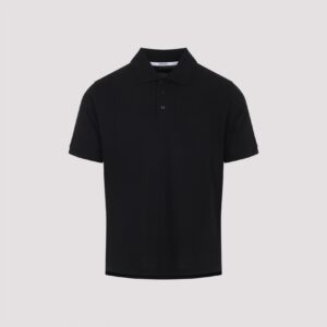 Saint Laurent Cassandre Polo Shirt in Piqué (XL)