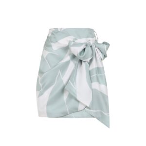 Max Mara Printed Silk Twill Skirt (40-42)