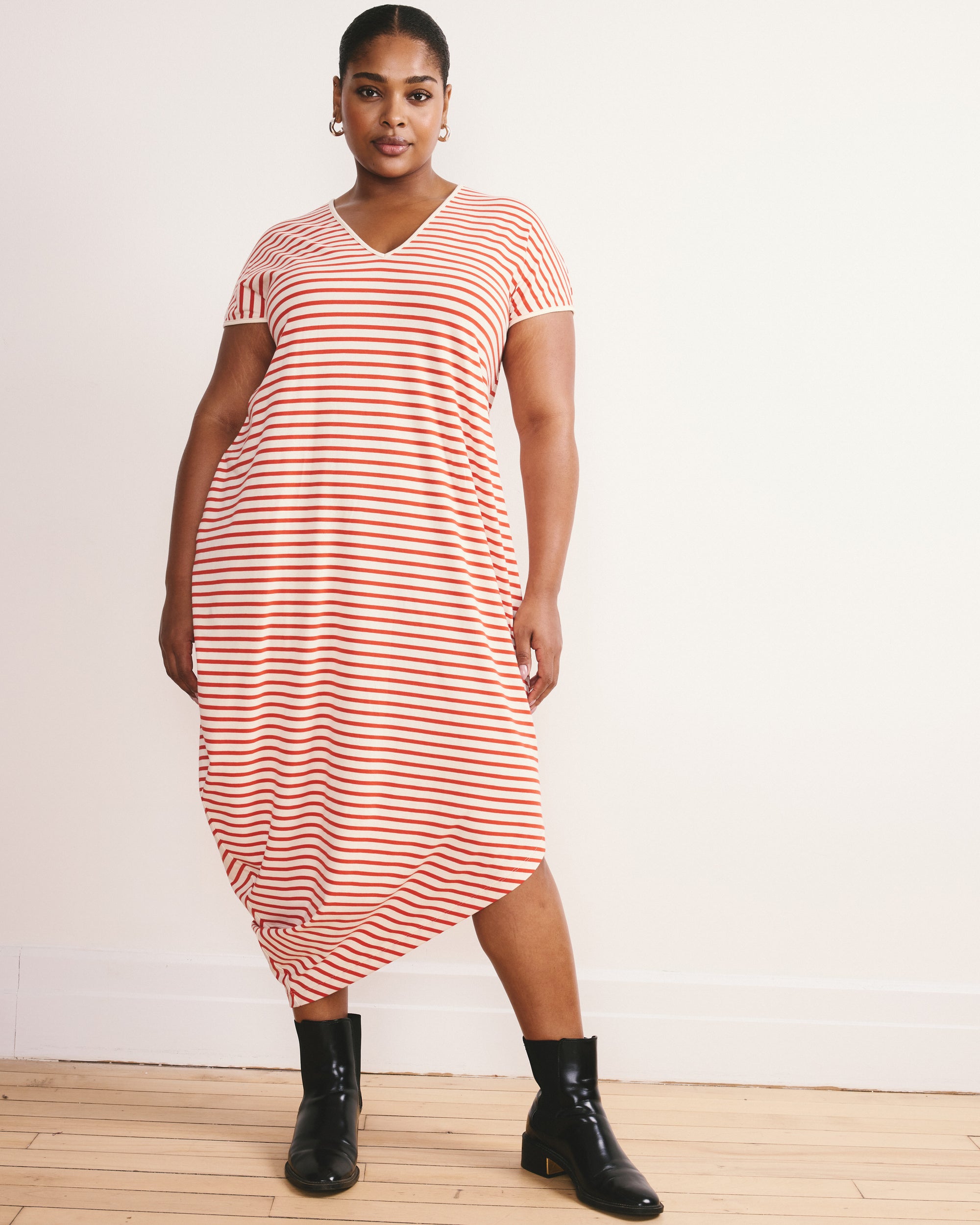 Iconic Geneva V-Neck Dress