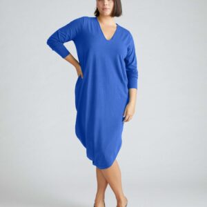 Iconic Long Sleeve V-Neck Geneva Dress