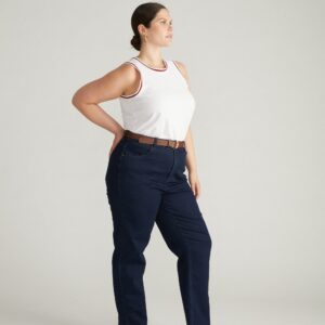 Ella High Rise Straight Leg Jeans