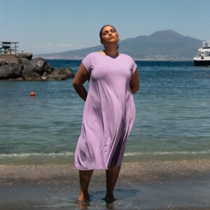 Capri Divine Jersey Flared Dress