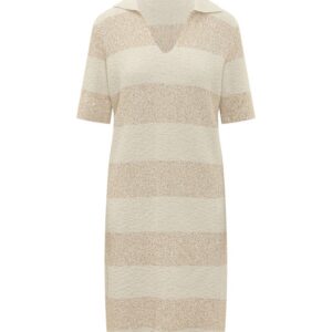 Fabiana Filippi Chic Suit with Neck Polo and Striped Details (46)
