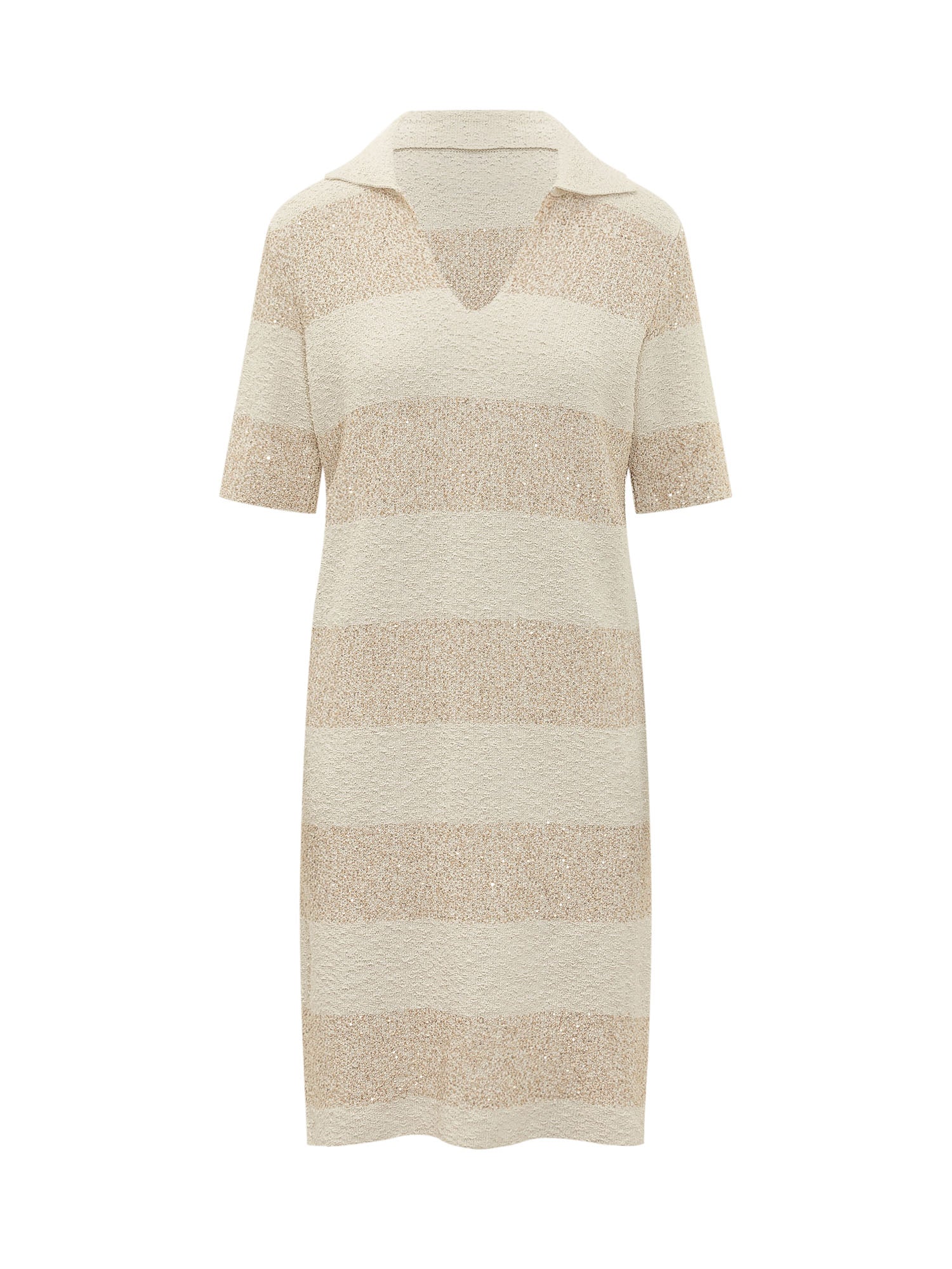 Fabiana Filippi Chic Suit with Neck Polo and Striped Details (46)